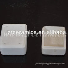 al2o3 99.5 Rectangle Ceramic crucible